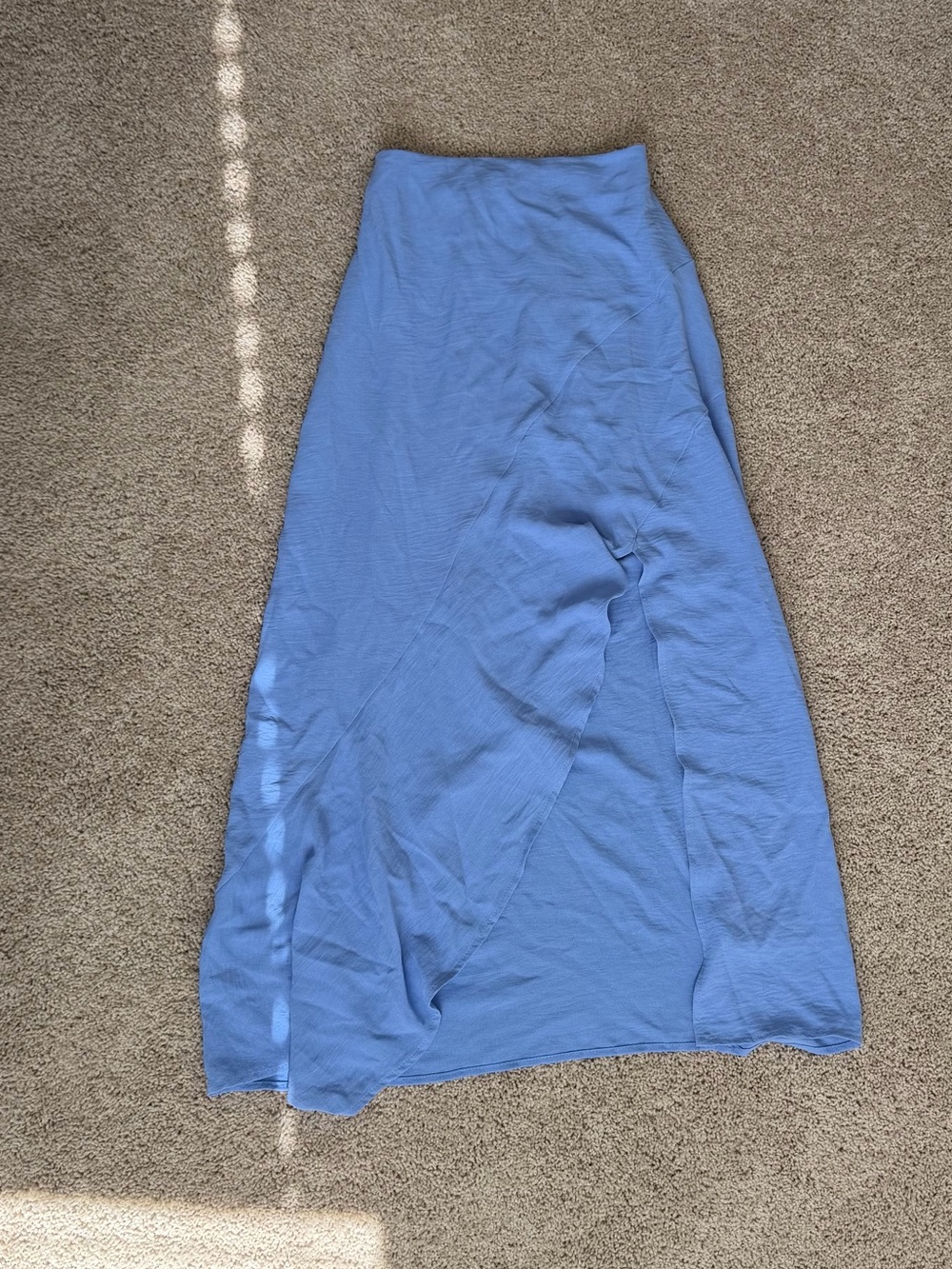 Light Blue Women's Maxi Skirt